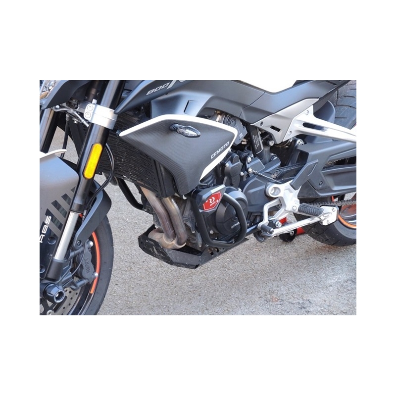 Engine guards RDMOTO Negru (with protectors)