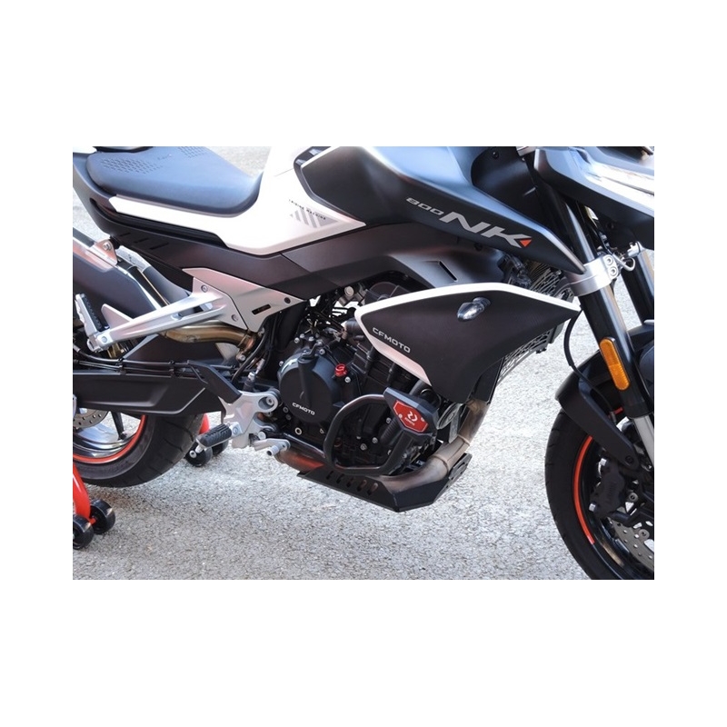 Engine guards RDMOTO Negru (with protectors)