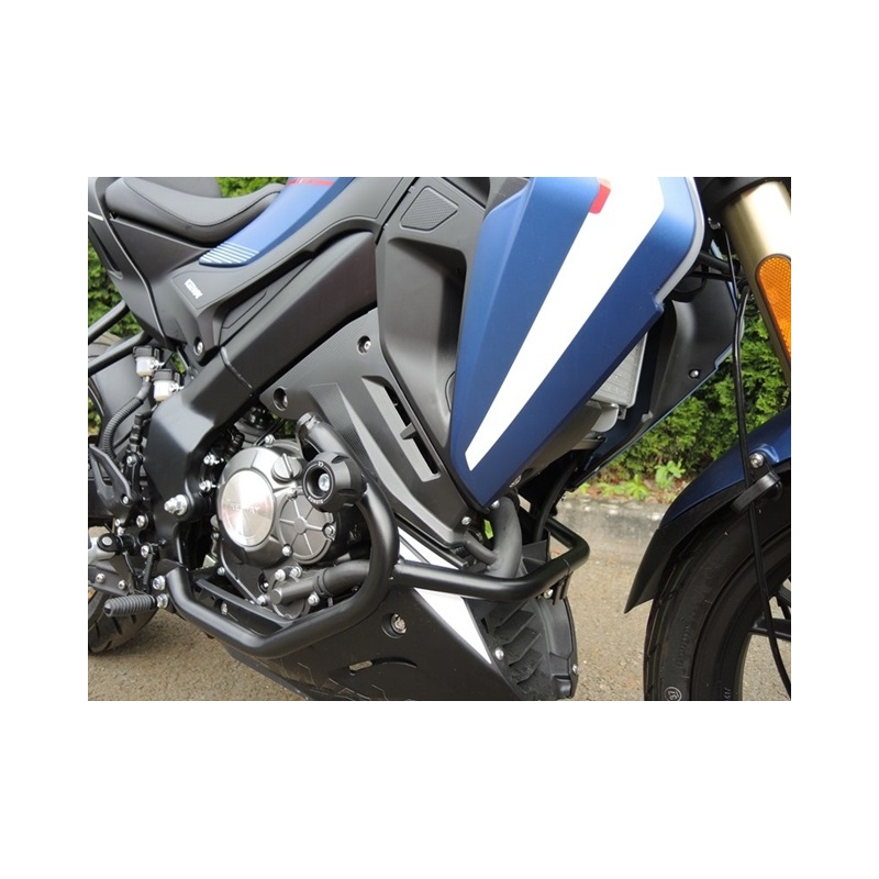 Engine guards RDMOTO Negru (with protectors)