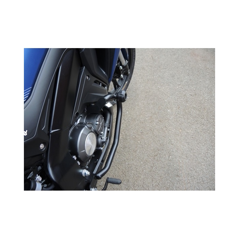 Engine guards RDMOTO Negru (with protectors)