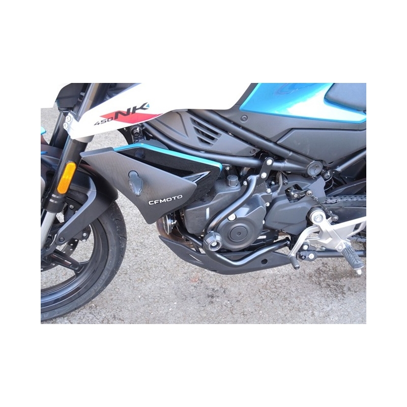 Engine guards RDMOTO Negru (with protectors)