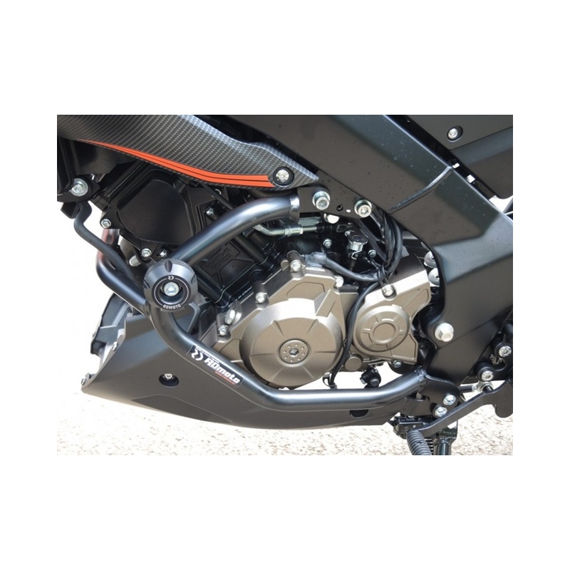 Engine guards RDMOTO Negru (with protectors)