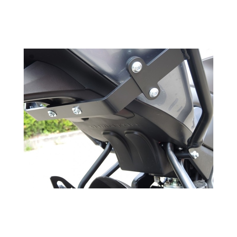 Engine guards RDMOTO Negru (underseat frame)