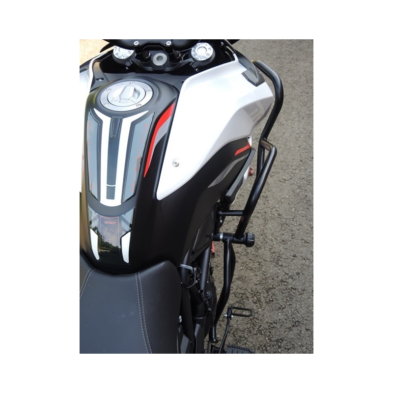 Engine guards RDMOTO Negru (upper + lower frames with protectors)