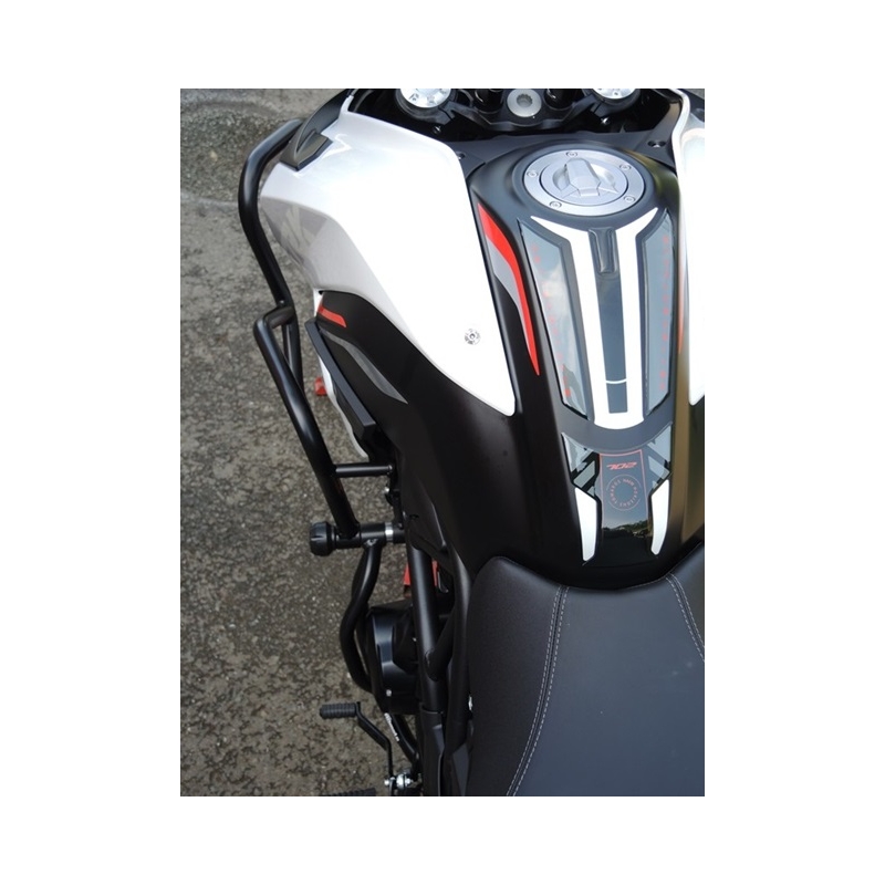 Engine guards RDMOTO Negru (upper + lower frames with protectors)