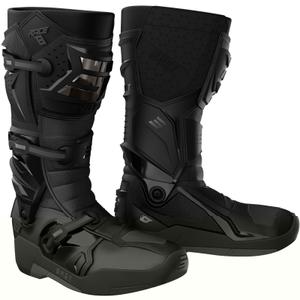 Shot Race 8 Chrome negru negru cizme de motocicletă