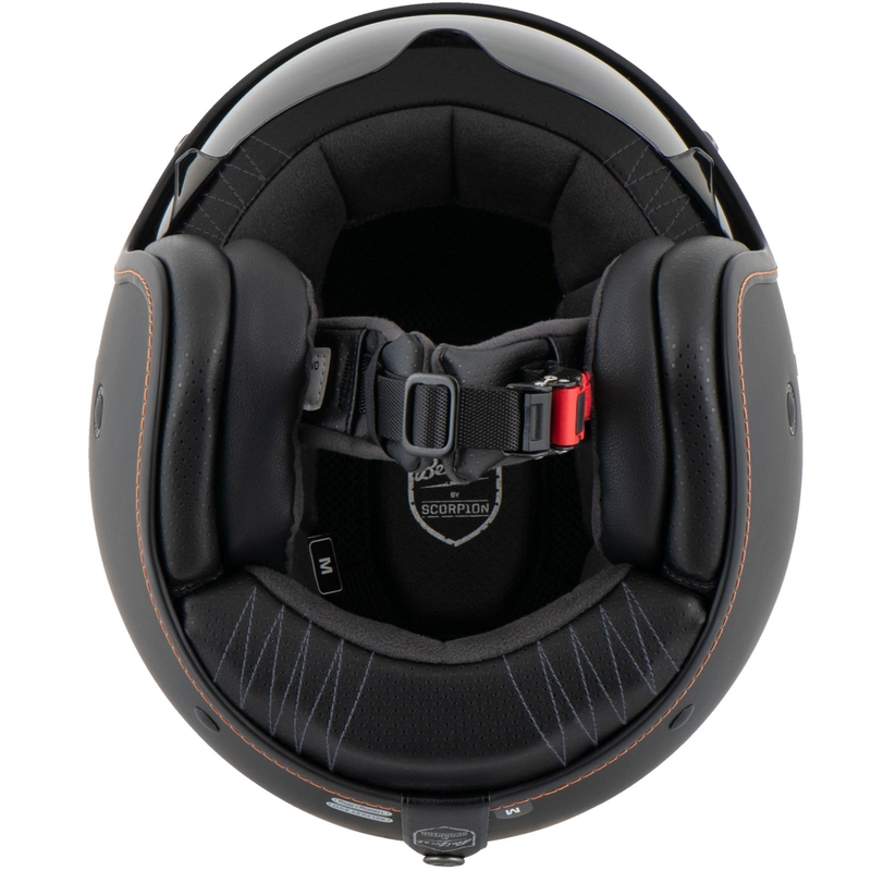 Cască de protecție deschisă SCORPION BELFAST EVO Solid  negru mat solid