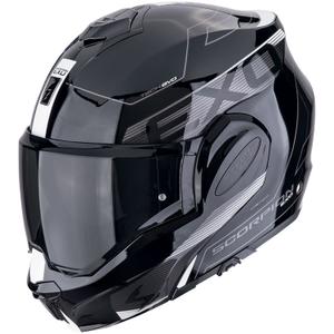 Cască de motocicletă rabatabilă Scorpion EXO-TECH EVO TRAVELER negru-alb