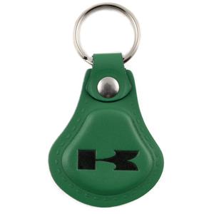 Breloc din piele Kawasaki verde închis