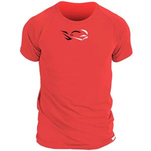 Tricou funcțional nanosilver® Ride cu roșu argintiu