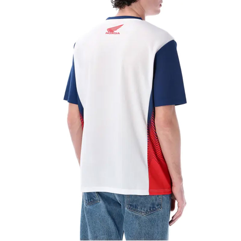Tricou Honda HRC din material tehnic, alb