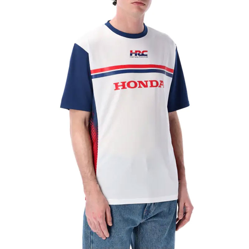 Tricou Honda HRC din material tehnic, alb
