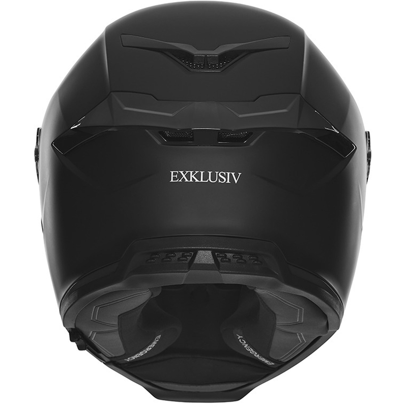 Cască integrală pentru motocicletă NOX Exlusiv Goliath, neagră mată