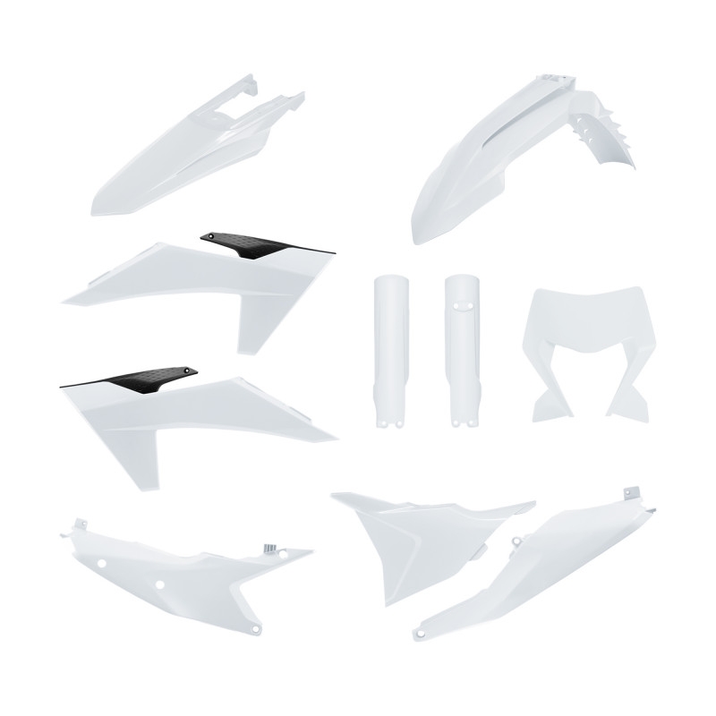 Kit plastice POLISPORT Alb