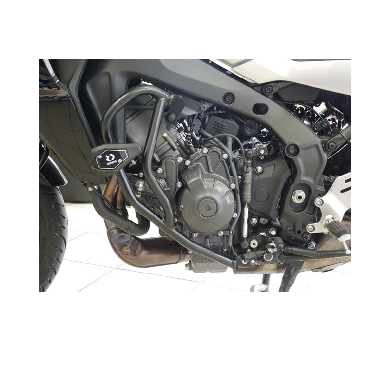 Engine guards RDMOTO Negru (with protectors)