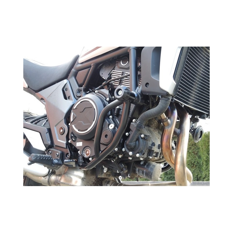 Engine guards RDMOTO Negru (with protectors)