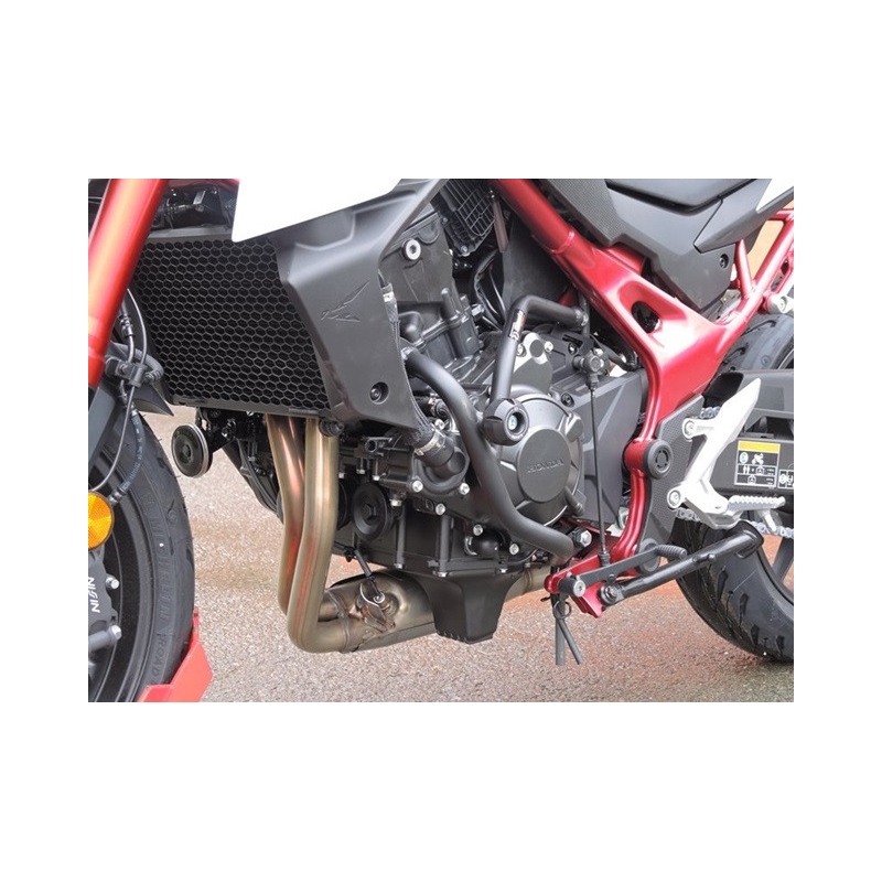 Engine guards RDMOTO Negru (with protectors)