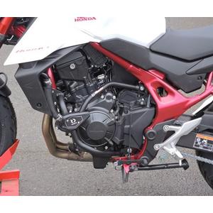 Engine guards RDMOTO CF166KDSL01K Negru (with protectors)