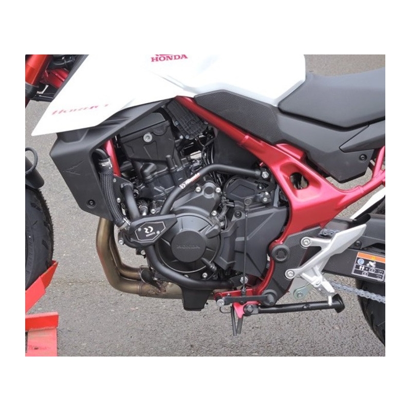Engine guards RDMOTO Negru (with protectors)