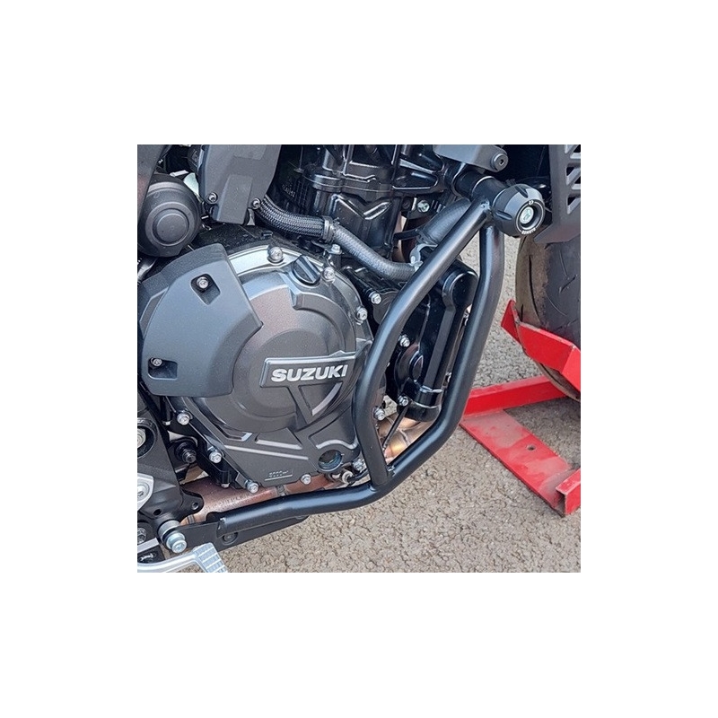 Engine guards RDMOTO Negru (with protectors)