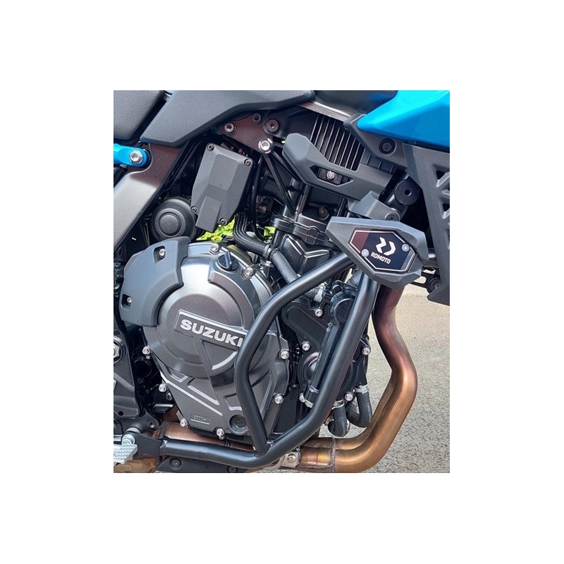 Engine guards RDMOTO Negru (with protectors)
