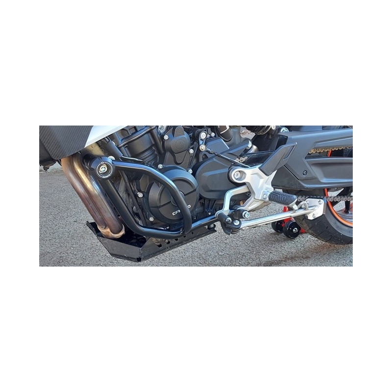 Engine guards RDMOTO Negru (with protectors)