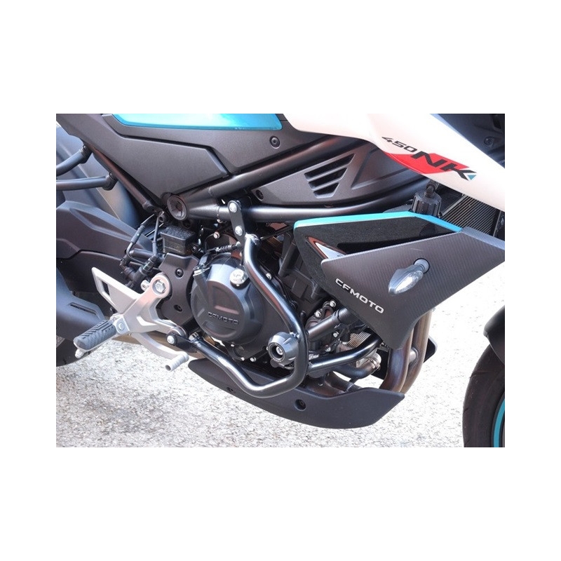 Engine guards RDMOTO Negru (with protectors)