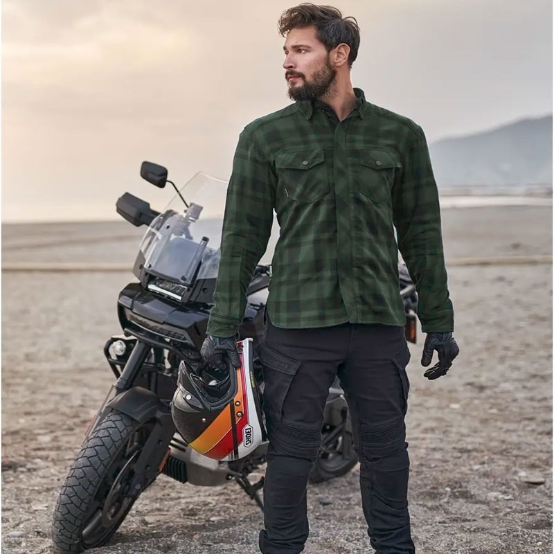 Tricou motociclist Shima Renegade 2 verde