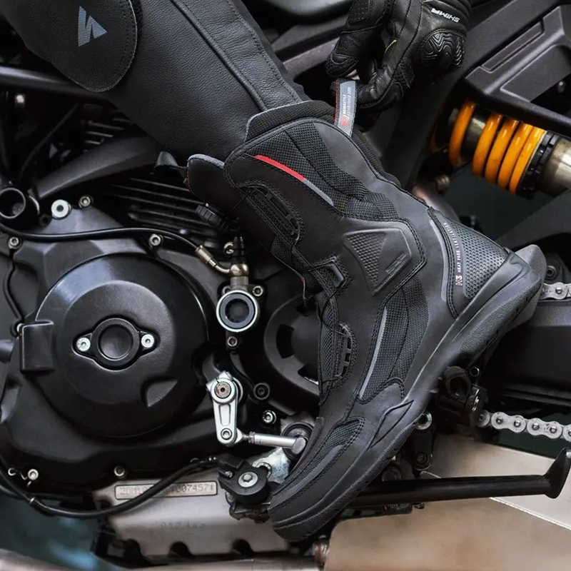 Shima Strato Negru cizme de motocicletă Shima Strato