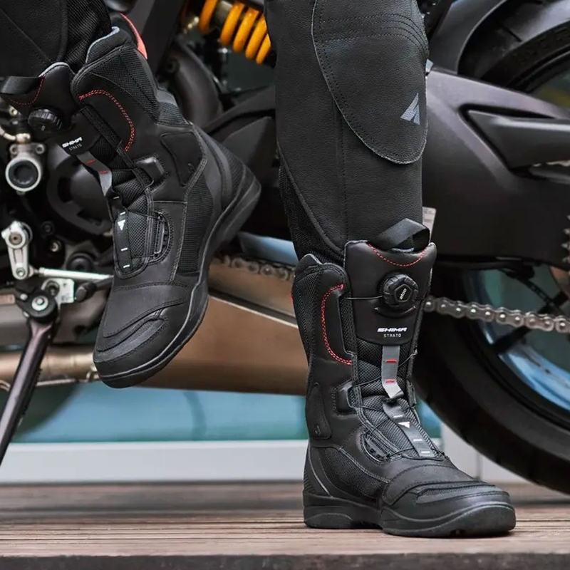 Shima Strato Negru cizme de motocicletă Shima Strato