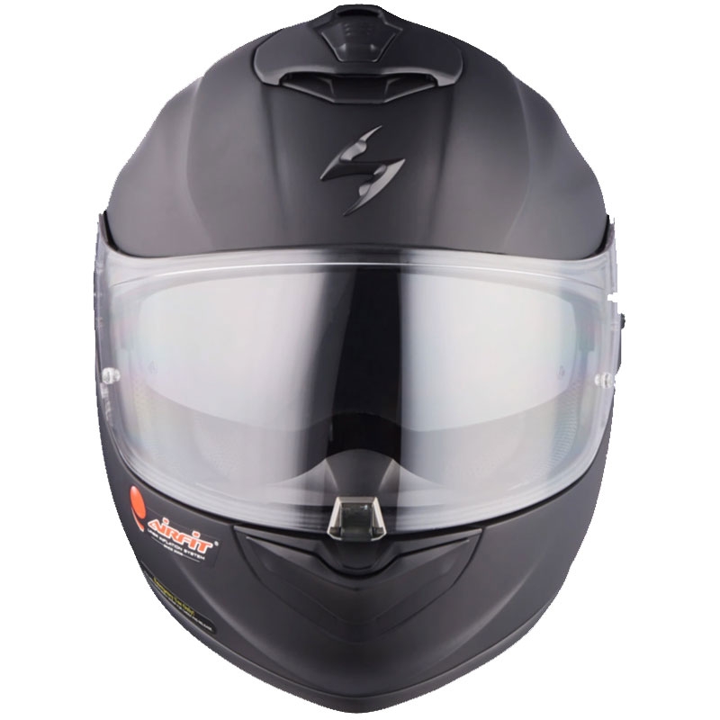 Casca moto integrala Scorpion EXO-1400 EVO II Air Solid neagra mat lichidare