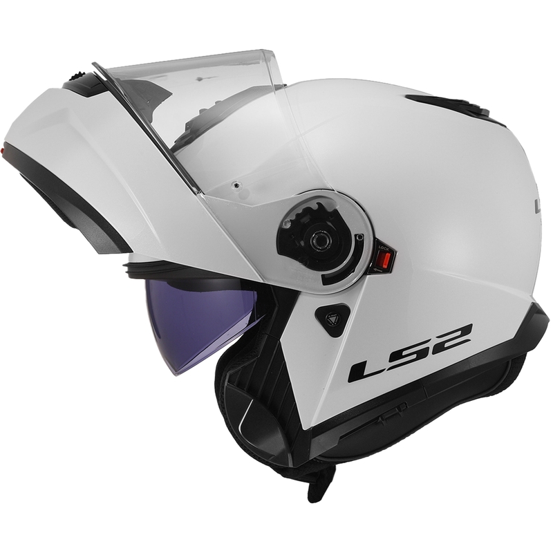 Cască de protecție LS2 FF908 Strobe II alb lucios