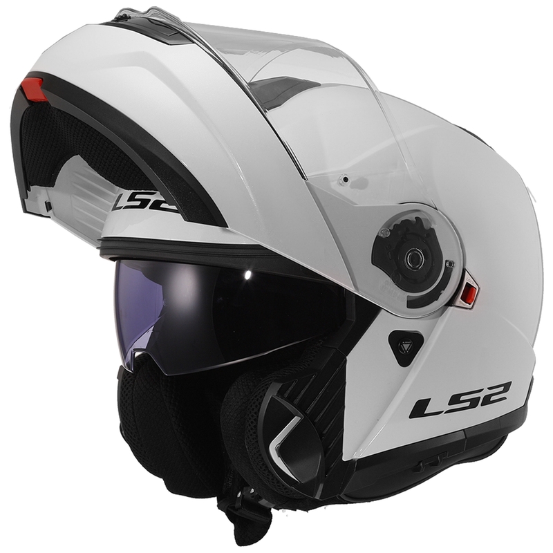 Cască de protecție LS2 FF908 Strobe II alb lucios