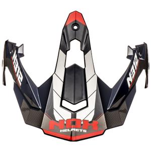 Vizier pentru căști de motocicletă NOX N312 Vapor alb-albastru-roșu