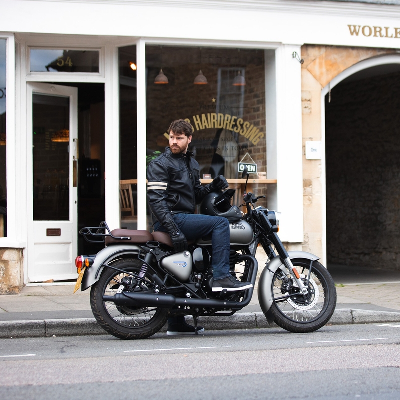 Geacă de motocicletă Oxford Holton neagră