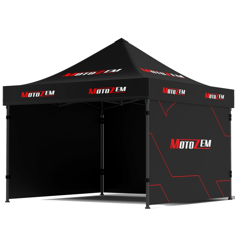 Cort de curse MotoZem Line negru