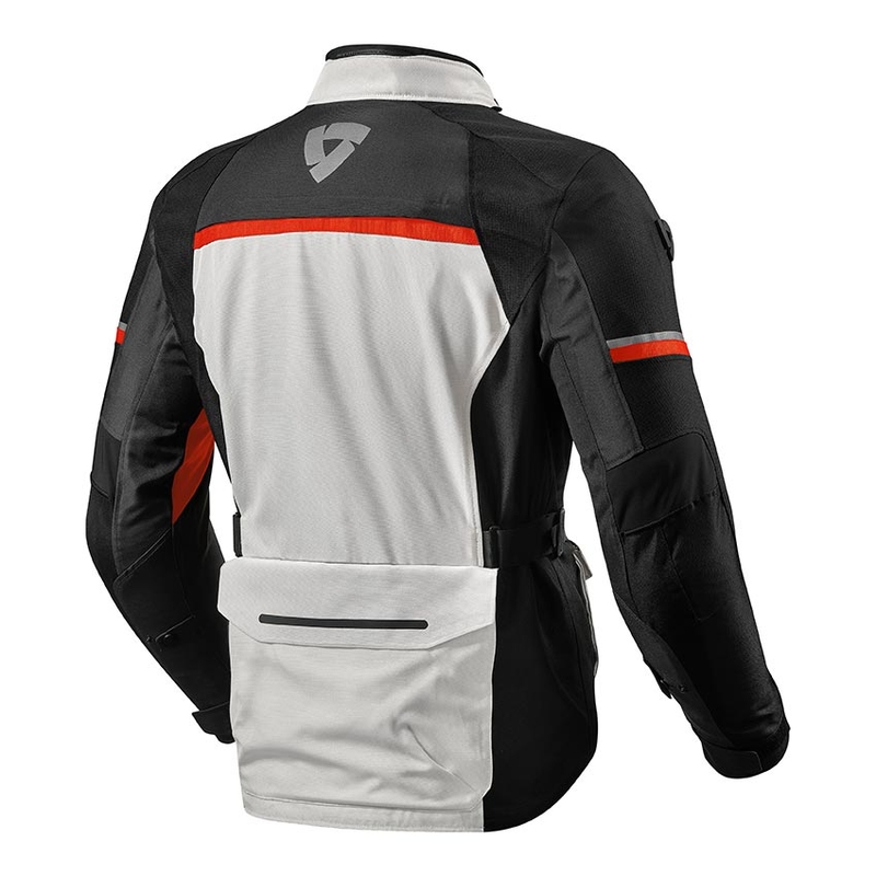 Jacheta de motociclete Revit Outback 3 argint-roșu výprodej lichidare