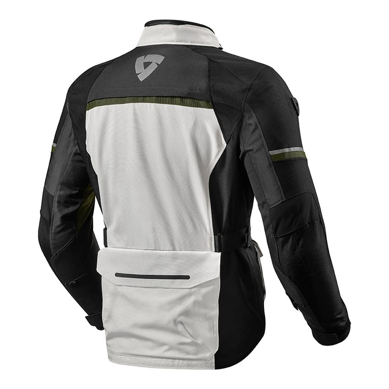Jacheta de motociclete Revit Outback 3 argint-verde výprodej lichidare