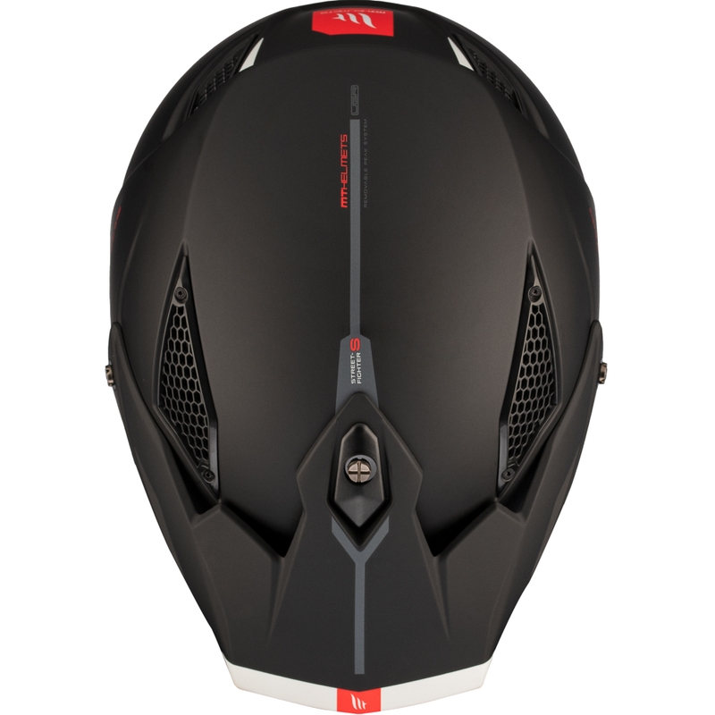 Cască deschisă cu mască MT Streetfighter SV S Solid A1 negru mat