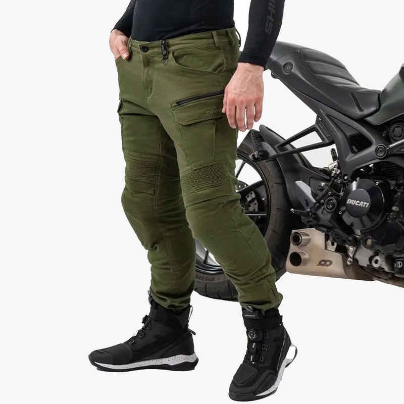 Pantaloni de motocicletă Shima Giro 3.0 kaki