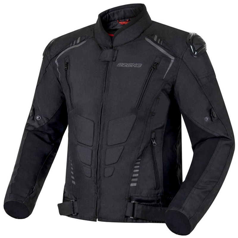 Geacă de motocicletă Ozone Pulse negru-gri