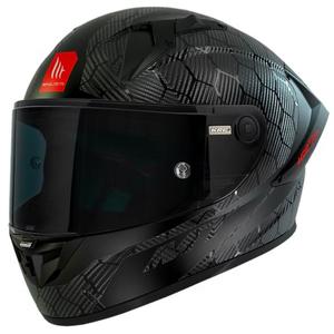 Casca moto integrala MT KRE+ Carbon Solid A11 negru lucios