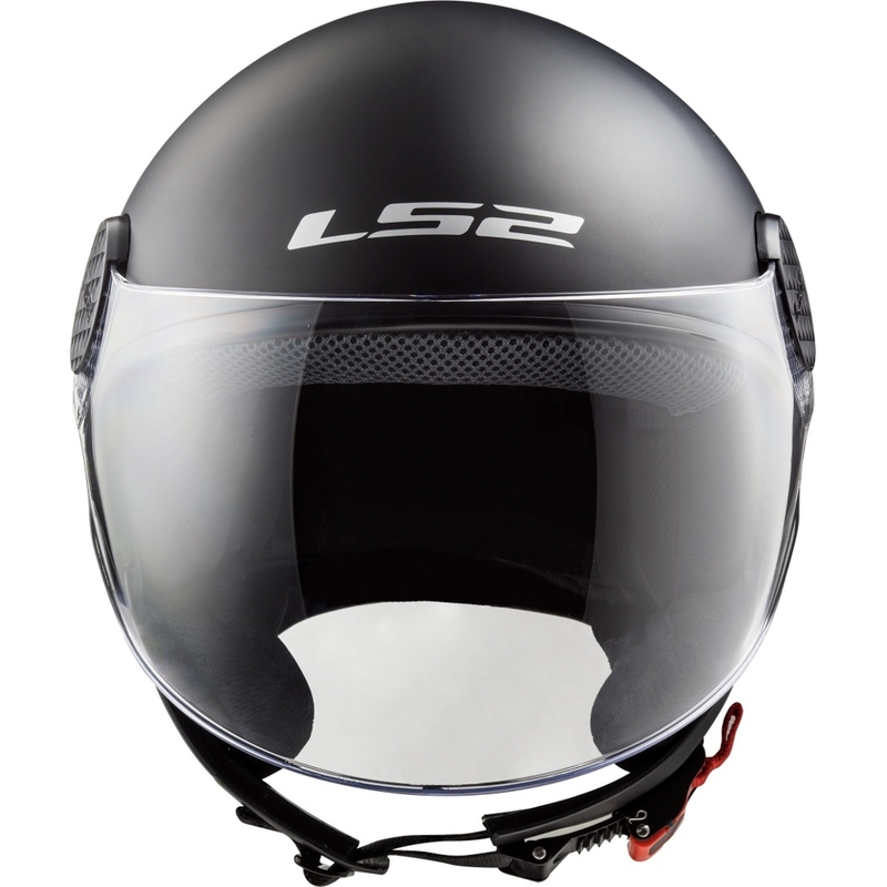 Cască de motocicletă LS2 OF558 Sphere Solid Black Matte Open Moto Helmet