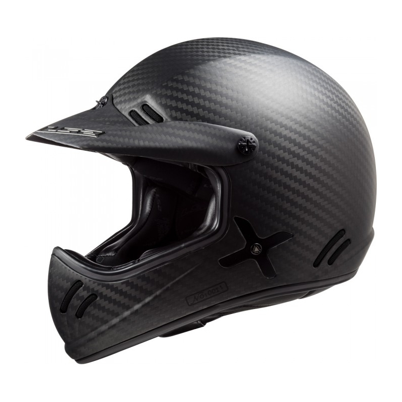 Cască de motocross LS2 MX471 Xtra Solid Carbon lichidare