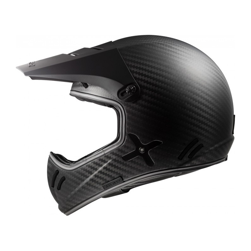 Cască de motocross LS2 MX471 Xtra Solid Carbon lichidare