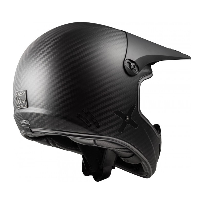 Cască de motocross LS2 MX471 Xtra Solid Carbon lichidare