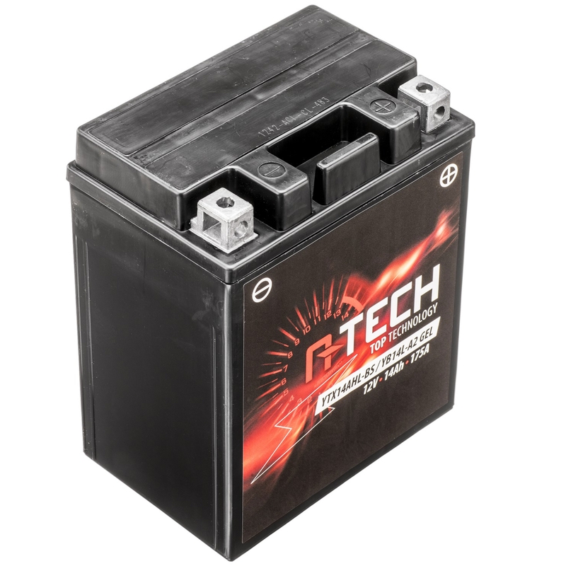 Baterie cu gel A-TECH 12V, YTX14AHL-BS/YB14L-A2, 14Ah, 175A, fără întreținere