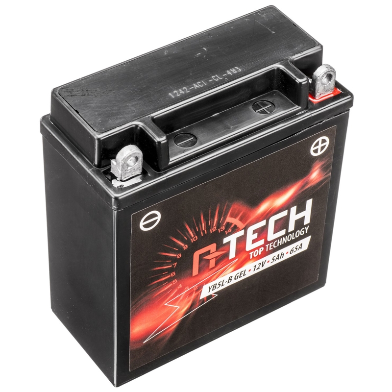Baterie cu gel A-TECH 12V, YB5L-B, 5Ah, 65A, fără întreținere