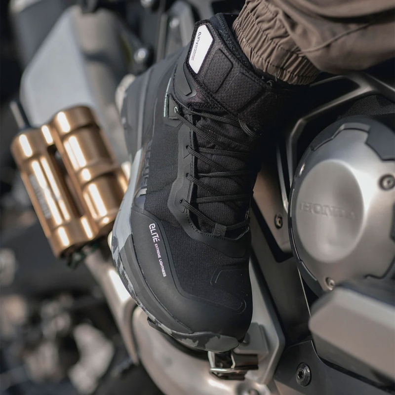 Ghete moto Eleveit STRATOS E-Dry negre