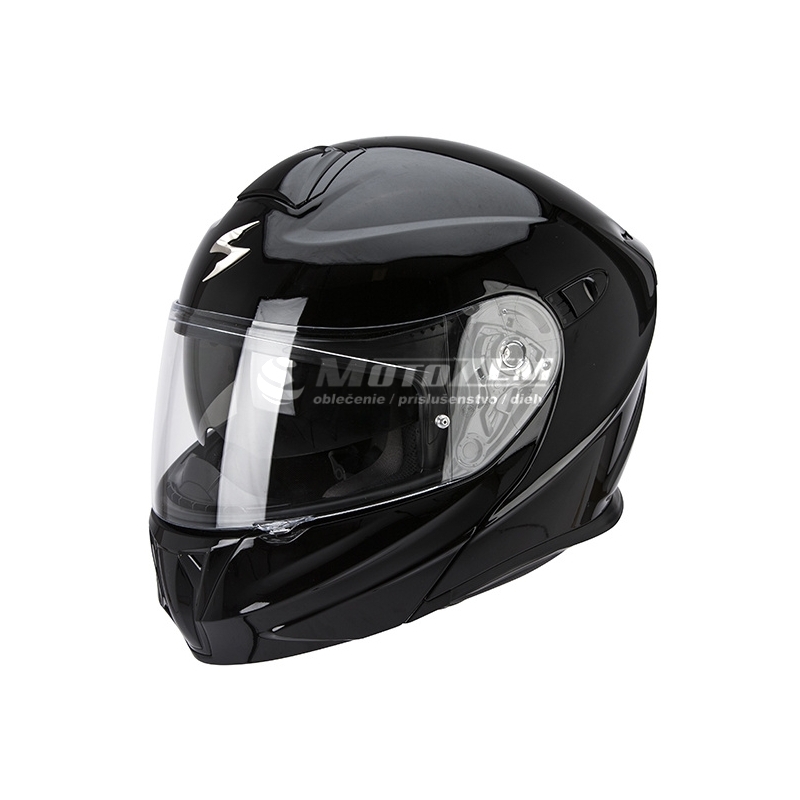 Cască de motocicletă Scorpion EXO-920 negru lucios - clasa II